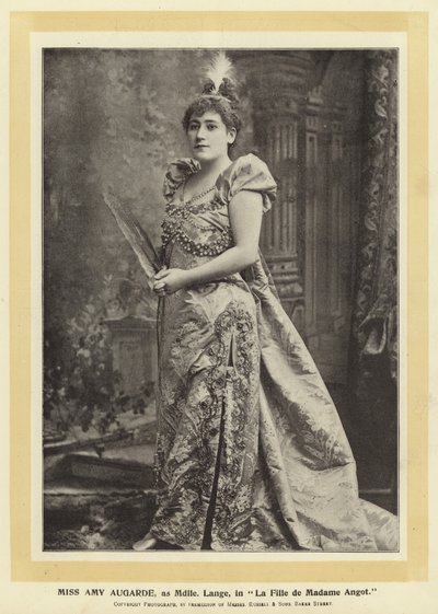 Miss Amy Augarde as Mdlle Lange in La Fille de Madame Angot by English Photographer